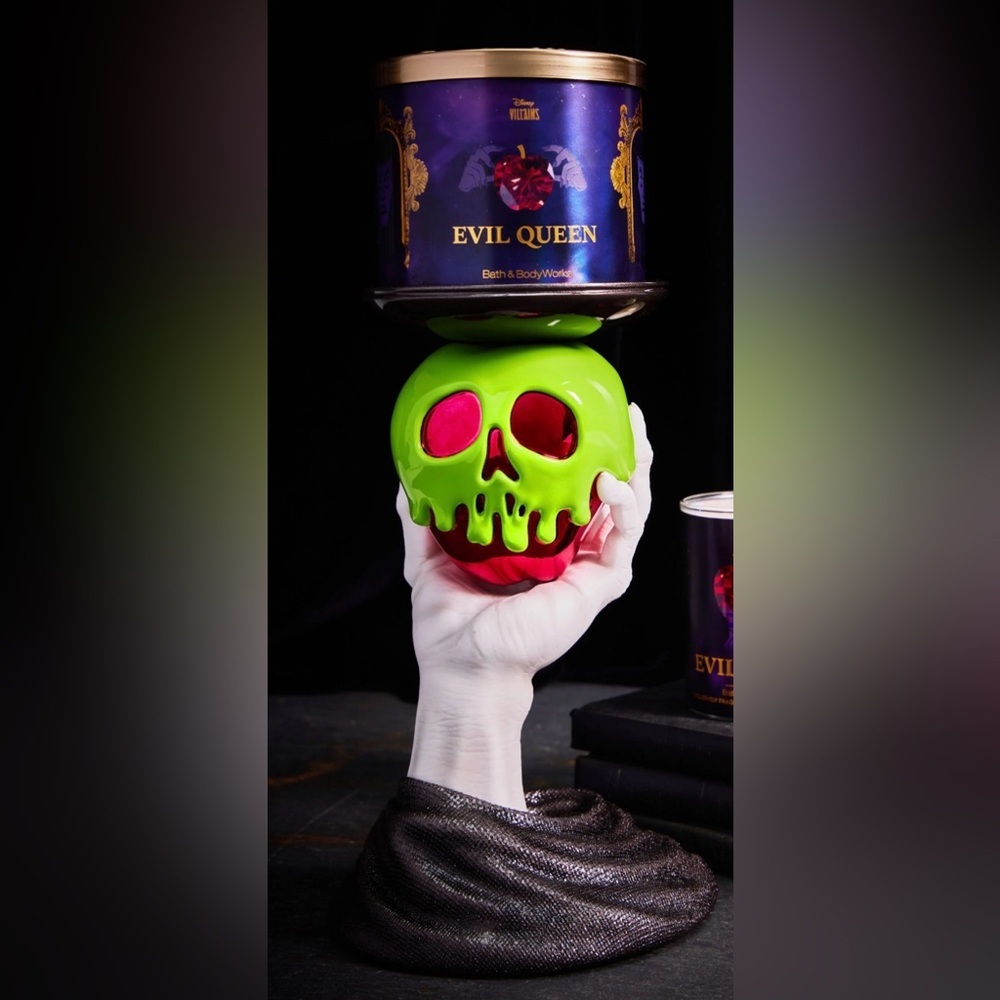 New Bath & Body Works Evil Queen Poison Apple candle holder
